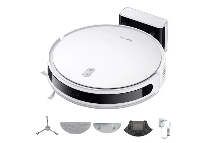 Saugroboter T10 mit Wischfunktion,6000Pa Saugkraft,120Min Anti-Tangle System, komfortabel, perfekt für Reisen, Nickerchen und erholsamen Schlaf de Honiture en Blanc – photo produit