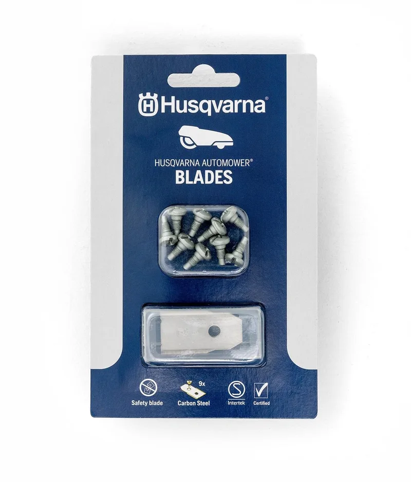 Automower® Classic Messen 9 Stuks - Koolstofstalen Vervangmessen incl. Schroeven voor alle Automower®-Modellen från Husqvarna – produktbild