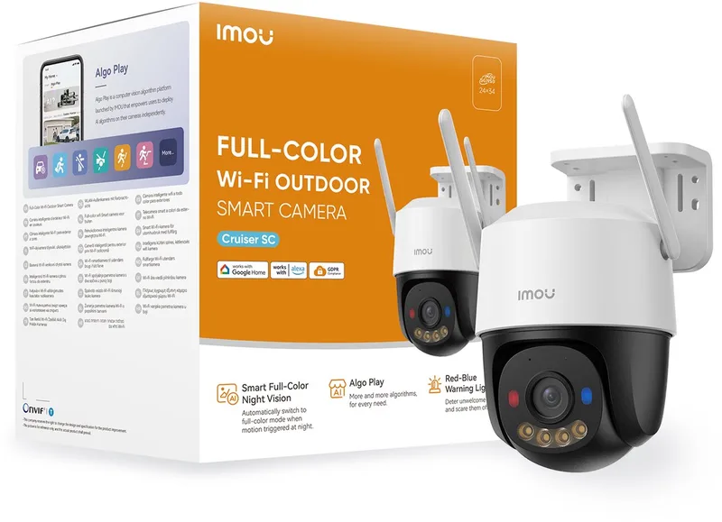 IPCam Cruiser SC 8MP WiFi 4K PoE weiß von Imou in Weiß – Produktfoto