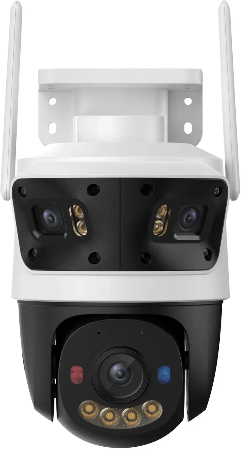 Cruiser Triple 11MP Buitencamera – 3 Lenzen - 360° Draaibaar - Kleurennachtzicht -PTZ -WiFi 6 - IP66 Bestemd Tegen Zware Weeromstandigheden von Imou in Schwarz, Weiß – Produktfoto