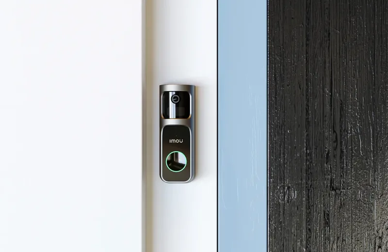 Doorbell 2S Kit - Draadloze Video Deurbel met Chime - 2K QHD - 5000mAh Batterij - USB-C - 166° Kijkhoek - Geen Abonnement - Lokale Opslag - Wifi Versterker van Imou in Zwart – productfoto 2 van 2