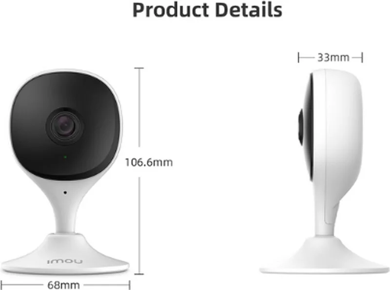 Hondencamera - Camera In Huis - Huisdier Camera - Beveiligingscamera - Pet Camera - Met App by Imou in White – product photo