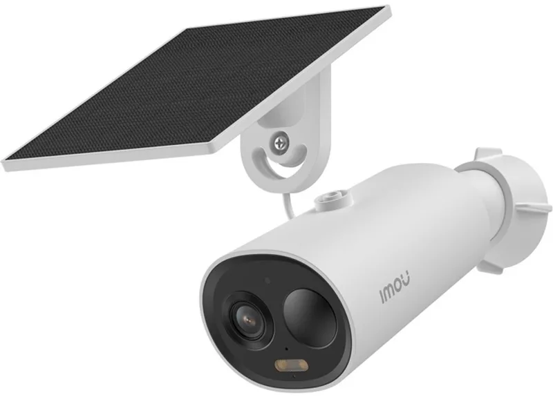 Imou 5Mp Aio Cell 3C Buitencamera Voor Huisbeveiliging Met Ingebouwd Paneel by Imou in White – product photo