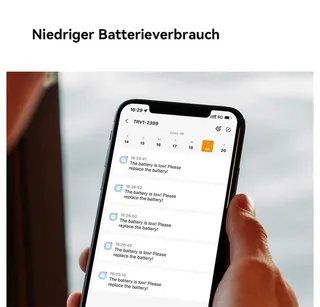 IOT-TRV1-EU TRV1 Smart Radiator Thermostat Draadloze radiatorthermostaat Montagewijze: Radiatorventiel Digitale th van Imou in Wit – productfoto 4 van 5