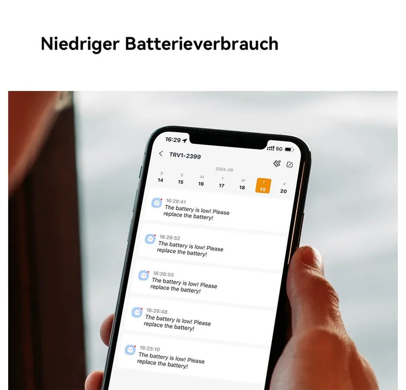 IOT-TRV1-EU TRV1 Smart Radiator Thermostat Draadloze radiatorthermostaat Montagewijze: Radiatorventiel Digitale th van Imou in Wit – productfoto 4 van 5