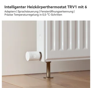 IOT-TRV1-EU TRV1 Smart Radiator Thermostat Draadloze radiatorthermostaat Montagewijze: Radiatorventiel Digitale th van Imou in Wit – productfoto 2 van 5