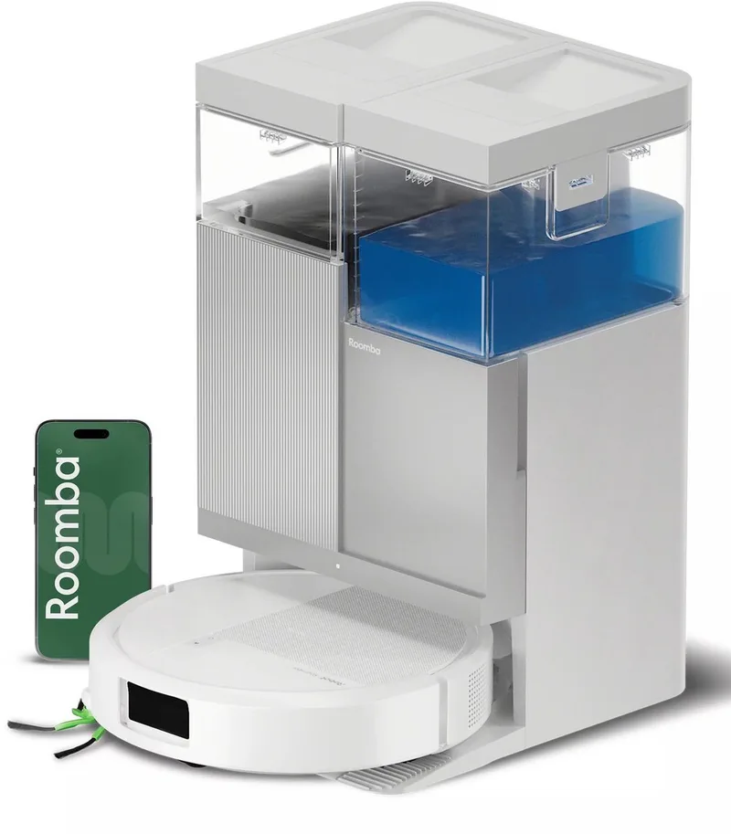 Plus 415 Combo Roboter + AutoWash Dock van iRobot in Wit – productfoto