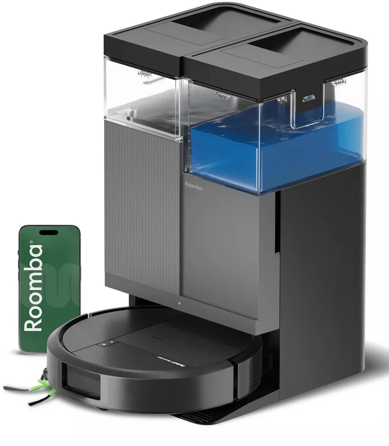 Plus 415 Combo Roboter + AutoWash Dock van iRobot in Zwart – productfoto