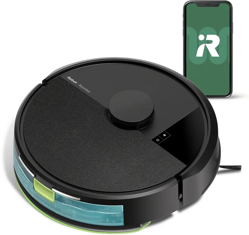 Roomba® 105 Combo - Robotstofzuiger met Dweilfunctie - (Y3110) by iRobot in Black – product photo