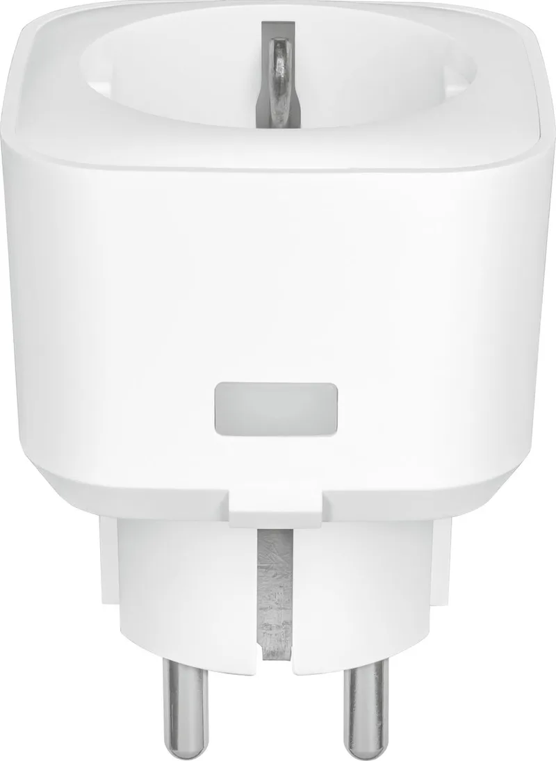Zigbee Stekkerdimmer ZCC-250 – Met statusweergave - Slimme Stekker - Stopcontactdimmer - Slimme dimmer stopcontact - Compatible Zigbee Smart Home by KlikAanKlikUit in White – product photo