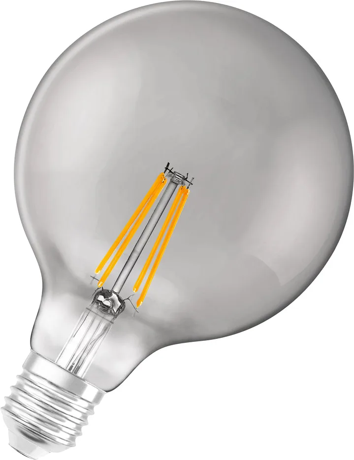 Bluetooth SMART+ Globe LED Filament Lampe dimmbar (ex 48W) 6W / 2700K Warmweiß E27 by LEDVANCE SMART+ – product photo