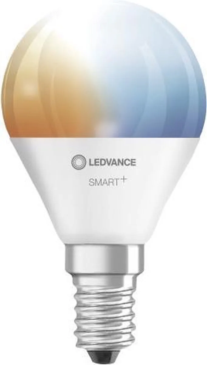 LED lamp - Lampvoet: E14 - instelbaar wit - 27-65- K - 5 W - SMART+ WiFi Mini Bulb instelbaar wit van LEDVANCE SMART+ – productfoto