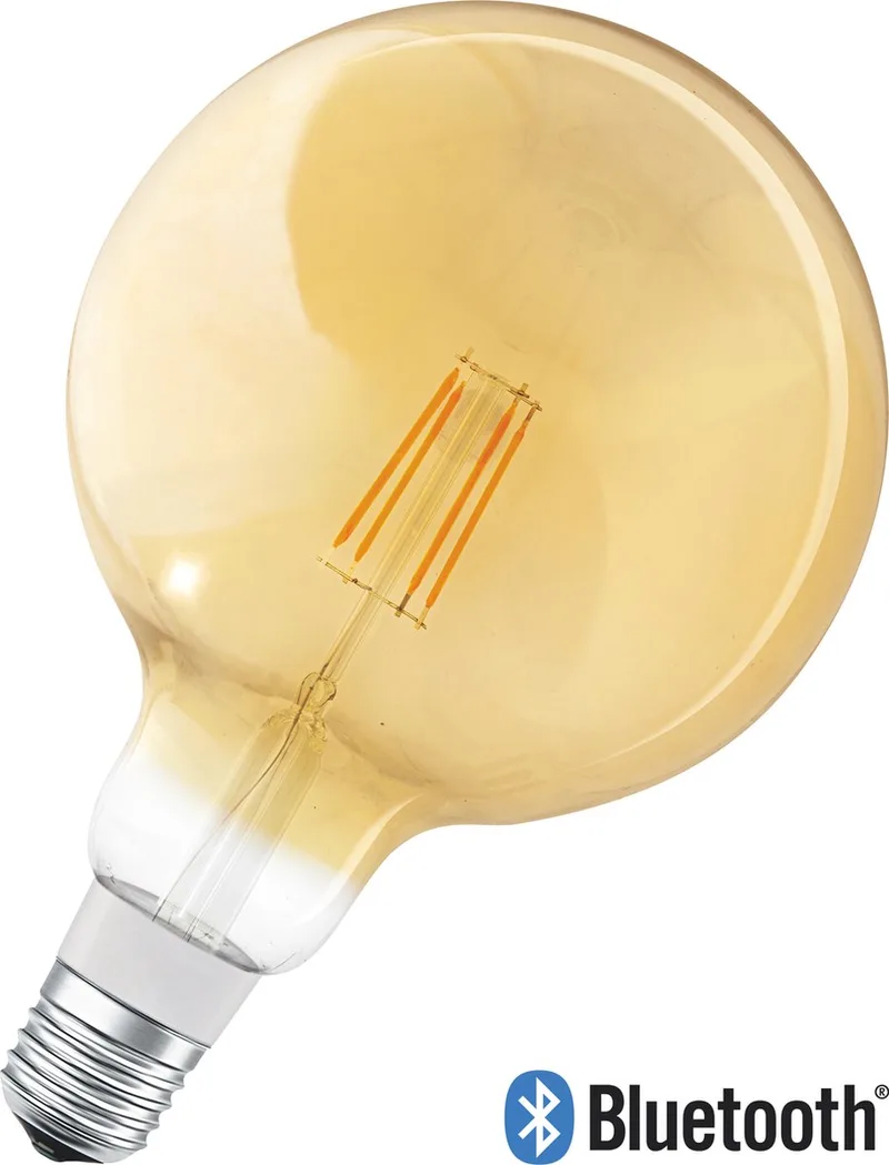 LED lamp - Lampvoet: E27 - Warm wit - 24-- K - 6 W - SMART+ Filament Globe Dimmable de LEDVANCE SMART+ – photo produit