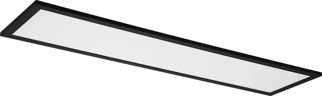LED plafondlamp zwart, 3-W, 17-LM, 3-65-K, 1-x25 cm, wandlamp dimbaar, RGB technologie, Smart+Planon, bedienbaar via app of stemassistent zoals Alexa of Google