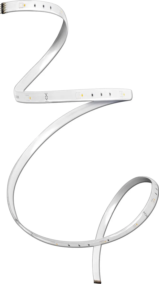 Slimme LED strip LED: voor alle oppervlakken, SMART+ FLEX MULTICOLOR / 3,6- W, 22-…24- V, stralingshoek: 11-, RGBTW, 2- … 65- K, body materiaal: silicone, IP2 de LEDVANCE SMART+ en Transparent – photo produit 1 sur 2
