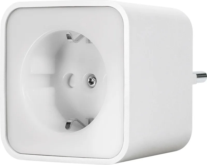 Socket met WiFi-technologie en geïntegreerd nachtlampje om conventionele apparaten te integreren in het slimme huis, regelbaar met Alexa en Google Voice, Smart + Nightlight Plug, 1-Pack by LEDVANCE SMART+ in White – product photo