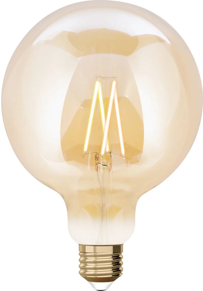 Connect G125 E27 - Filament smart verlichting - Amber by Lutec – product photo