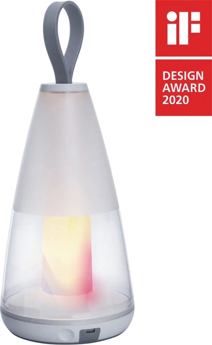 Connect PEPPER - Oplaadbare en draagbare smart tafellamp by Lutec in White – product photo
