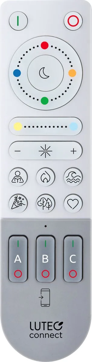 Connect Remote Control - Afstandsbediening voor smart verlichting - Op Infrarood & Bluetooth