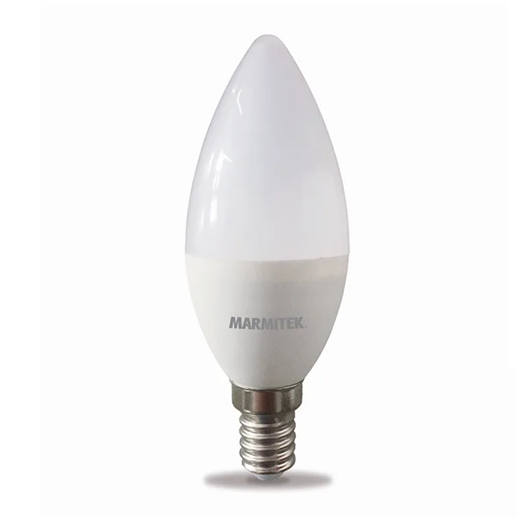 GLOW SE - Smart Wi-Fi LED bulb - E14 | 380 lumen | 4.5 W = 35 W Smartverlichting Wit från Marmitek – produktbild