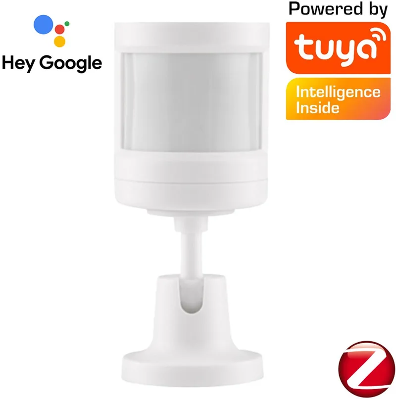 Tuya ZigBee Motion Sensor | PIR | Werkt met Tuya Smart en SmartLife | automatiseer verlichting of slimme stekkers | inbraakbeveiliging by MOES in White – product photo