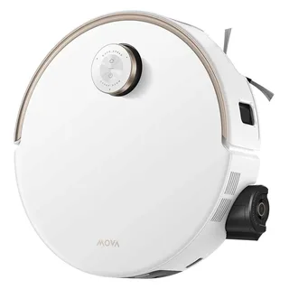 Z60 Ultra Roller Standalone – Robotstofzuiger met Dweilfunctie - 26.000 Pa Zuigkracht - Zelfreinigend Station & Tapijtbeveiliging - Geschikt voor huisdierharen, alle vloertypen en tapijten de MOVA en Blanc – photo produit 5 sur 6
