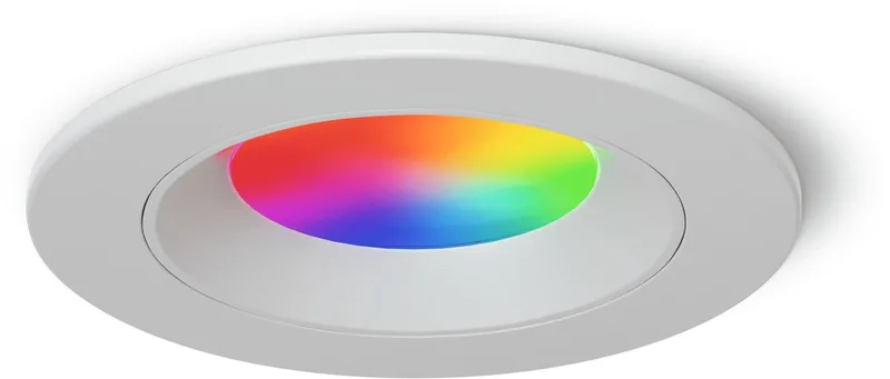 Essentials Smart Downlight EU - Slimme Verlichting - Wifi - 16 Miljoen Kleuren - 76mm de Nanoleaf en Blanc – photo produit