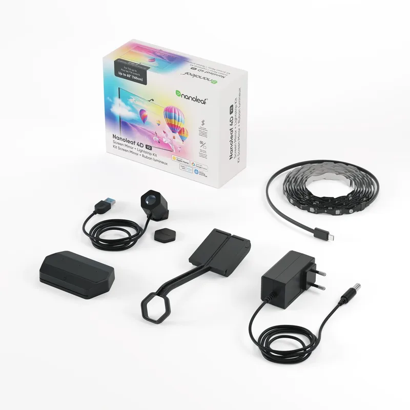 Nanoleaf 4D V2 - TV Screen Mirror + Lightstrip - Slimme Verlichting - Siri, Google Home, Alexa by Nanoleaf in Rgb – product photo