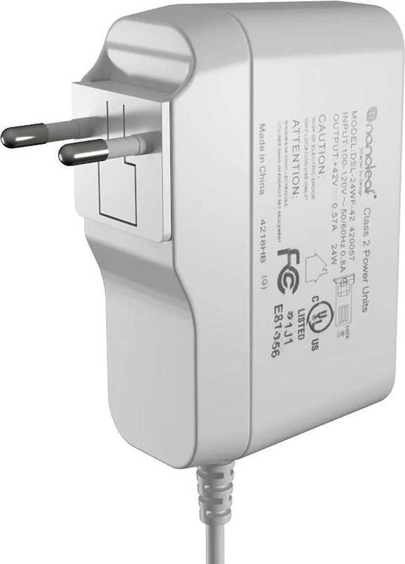 Shapes Stekker - 42W - Voeding voor Nanoleaf Shapes de Nanoleaf en Blanc – photo produit