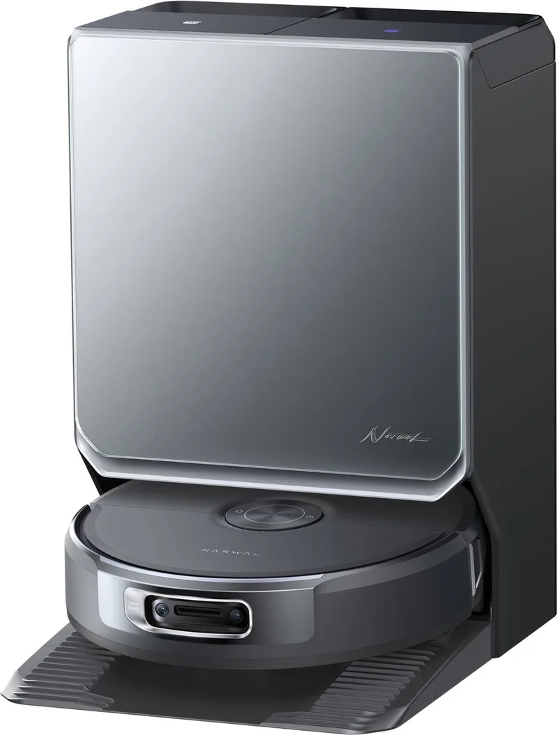 Flow 2 Complete Robotstofzuiger met Dweilfunctie - 31.000 Pa - Zelfreinigend all-in-one Basisstation - Met Extra Accessoires de Narwal en Noir – photo produit