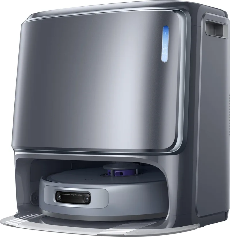 Freo Z10 Ultra Robotstofzuiger met Zelflozend Basisstation, 18.000Pa Zuigkracht, AI Vision, DirtSense Technologie, Klitvrije Borstel, 45-75°C Heet Water Wassen, LDS Navigatie, 8N Dweilen de Narwal en Gris – photo produit