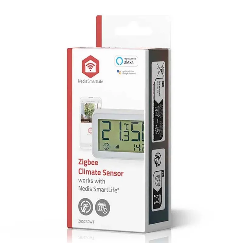 Smart Climate Sensor Zigbee 3.0 van Nedis – productfoto 5 van 5
