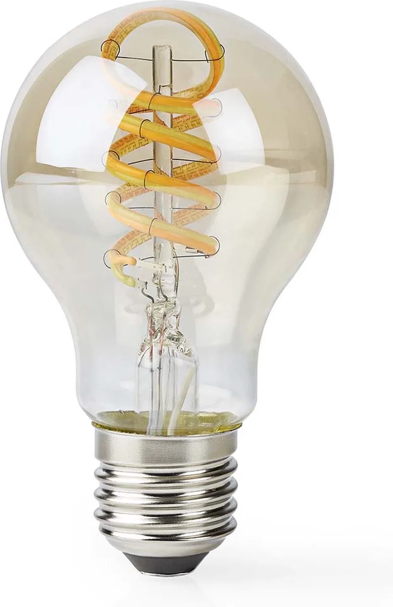 SmartLife LED Filamentlamp - Wi-Fi - E27 - 360 lm - 4.90 W - Warm tot Koel Wit - 1800 - 6500 - Glas - Android / IOS - Peer - 1 Stuks van Nedis – productfoto