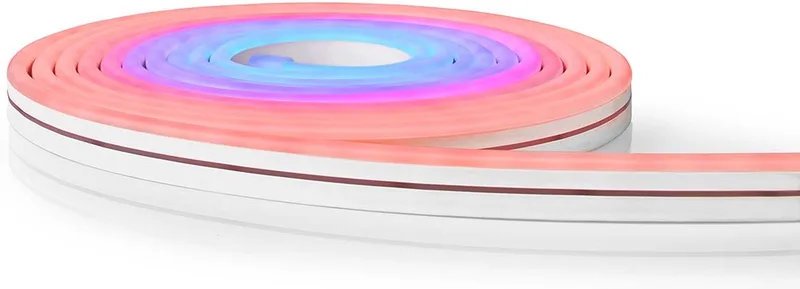 SmartLife LED Strip - Wi-Fi - Meerkleurig - SMD - 5.00 m - IP65 - 2700 - 480 lm - Android / IOS van Nedis in Meerkleurig – productfoto