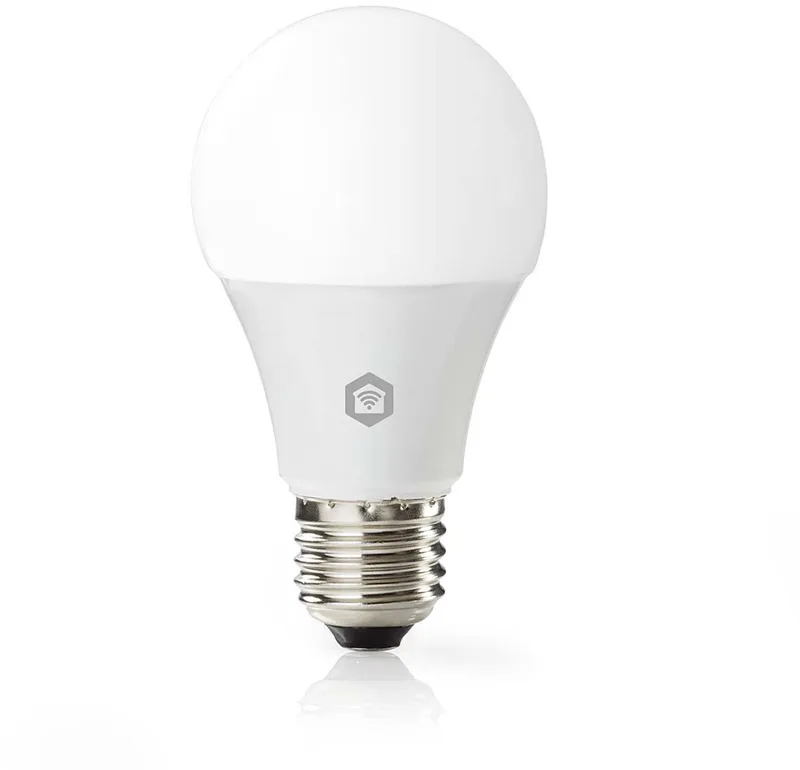 SmartLife Multicolour Lamp - Wi-Fi - E27 - 806 lm - 9 W - RGB / Warm tot Koel Wit - 2700 - 6500 - Android / IOS - Peer - 1 Stuks van Nedis – productfoto