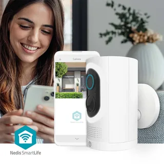 SmartLife Outdoor Camera, Wi-Fi, 3MP, White de Nedis – photo produit 1 sur 5