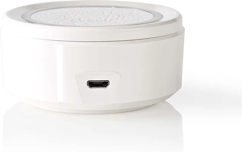 SmartLife Sirene - Netvoeding - 8 melodieën - 85 dB - Android / IOS fra Nedis i Hvid – produktbillede