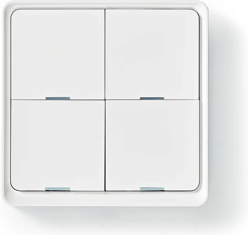 SmartLife Wandschakelaar - Zigbee 3.0 - Muurmontage - Android / IOS - Kunststof van Nedis in Wit – productfoto