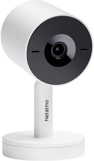 Slimme Beveiligingscamera Binnen - Bewakingscamera 2K - Gezichtsherkenning - Bewegingsdetectie - Nachtzicht - Werkt met Google Home & Apple HomeKit - Geen Abonnement - 1 Stuk