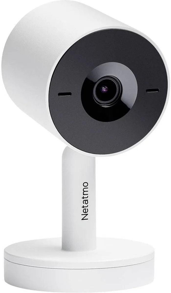 Slimme Beveiligingscamera Binnen - Bewakingscamera 2K - Gezichtsherkenning - Bewegingsdetectie - Nachtzicht - Werkt met Google Home & Apple HomeKit - Geen Abonnement - 1 Stuk van Netatmo in Wit – productfoto 1 van 2