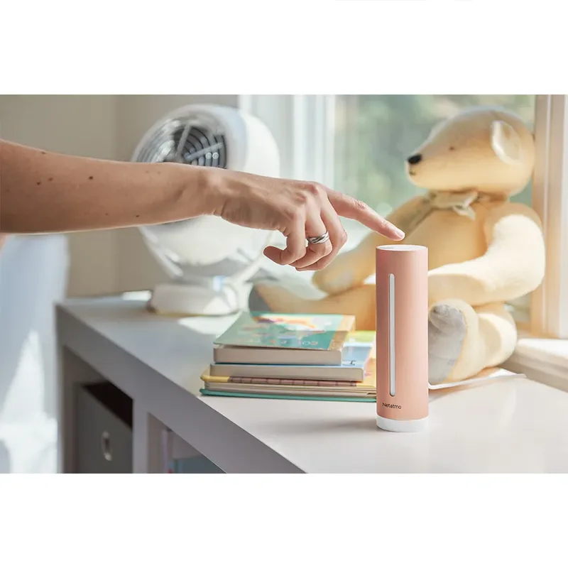 Smarter Innenraum-luftqualitätsmonitor von Netatmo in Rose-gold – Produktfoto 5 von 6
