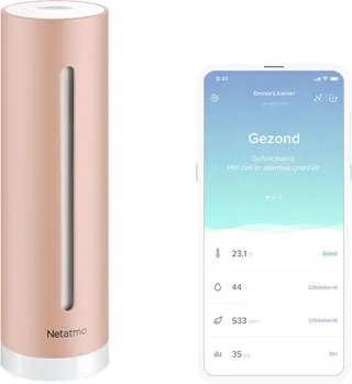 Smarter Innenraum-luftqualitätsmonitor von Netatmo in Rose-gold – Produktfoto 1 von 6