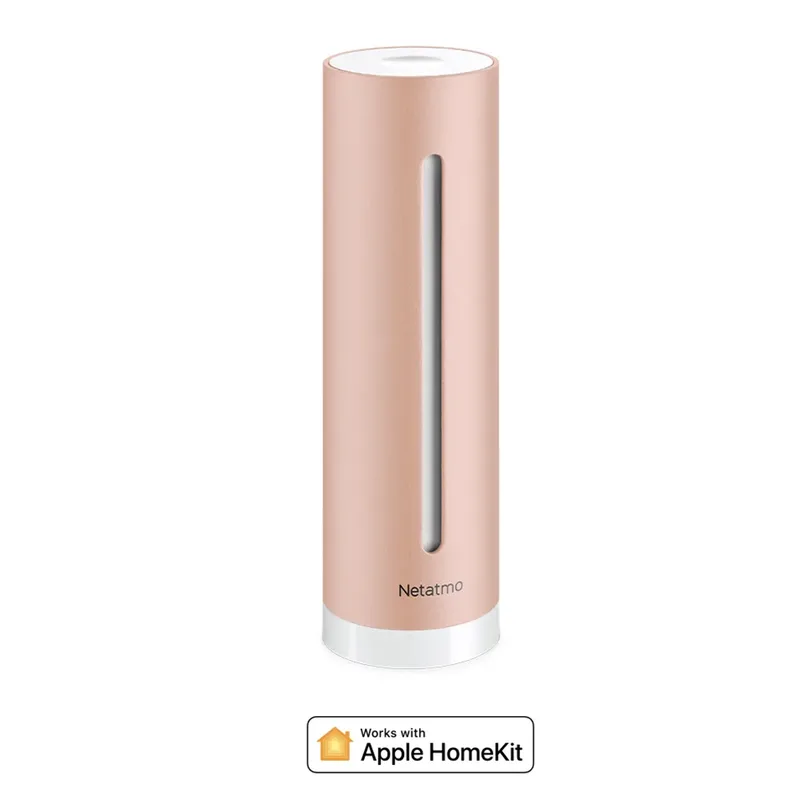 Smarter Innenraum-luftqualitätsmonitor von Netatmo in Rose-gold – Produktfoto 2 von 6