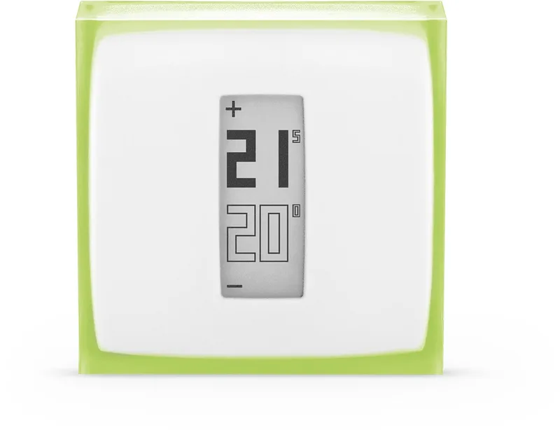 Slimme Thermostaat Modulerend - Smart Thermostaat voor CV - Werkt met Google Home, Alexa & Apple Homekit - Draadloos - Wit van Netatmo in Transparant – productfoto