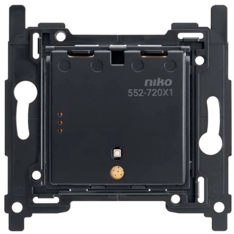 Draadloze schakelaar met batterij, enkelvoudig, Zigbee - 552-72001 by Niko in White – product photo