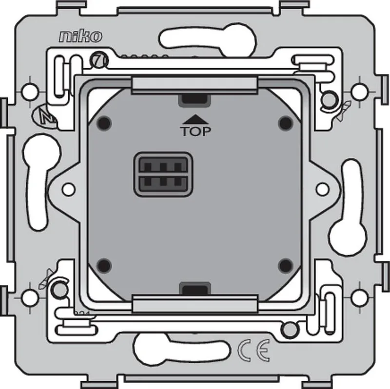 Home Control Basis Element Bewegingssensor - 550-20211 - E2EDS by Niko in White – product photo