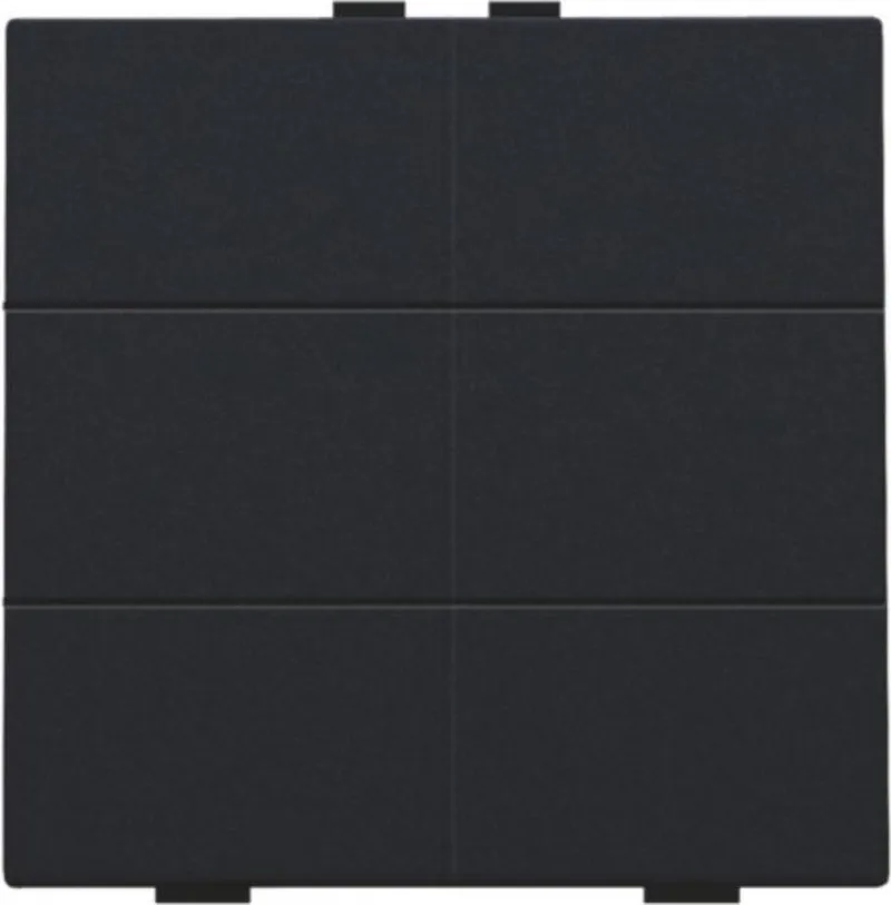 Home control zesvoudige drukknop - 161-51006 by Niko in Black Coated – product photo