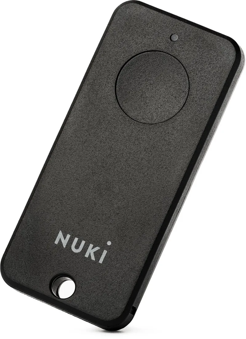 Fob – Bluetooth Sleutelhanger – Draadloos Deur Openen – Compatibel met Nuki Smart Lock – Zonder Smartphone – Zwart fra Nuki i Rvs – produktbillede