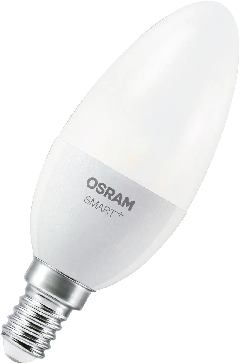 E14 LED Kaarslamp | 4.9W 2700K 220V/240V 827 470Lm | 200° Ø39mm Dimbaar van OSRAM SMART+ – productfoto