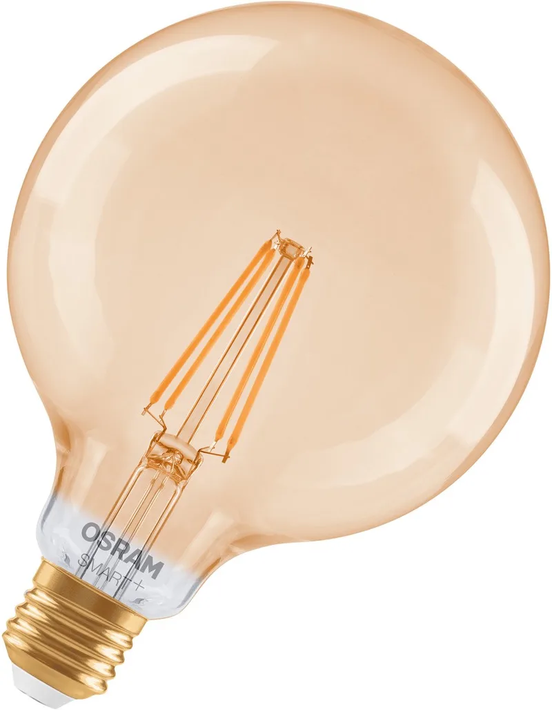 E27 LED Globelamp | 6W Goud 2400K 220V/240V 824 680Lm | 300° Ø125mm Dimbaar van OSRAM SMART+ – productfoto